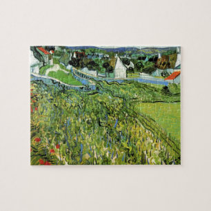 Vineyards with View of Auvers by Vincent van Gogh Jigsaw Puzzle