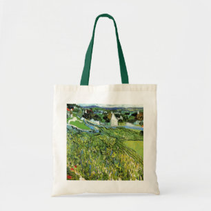 Vineyards with View of Auvers by Vincent van Gogh Tote Bag