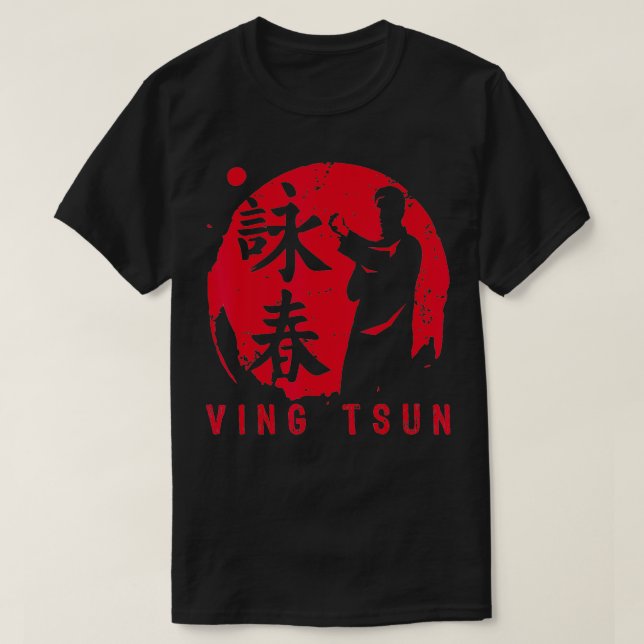 Ving Tsun Kung Fu Martial Arts  T-Shirt (Design Front)