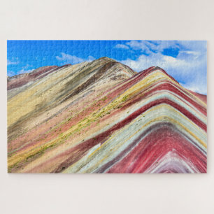 Vinicunca the rainbow mountain jigsaw puzzle