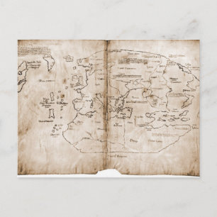 Vinland map postcard