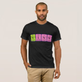 Vinn periodic table name shirt (Front Full)