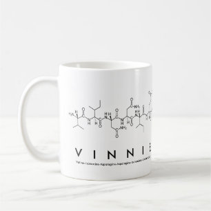 Vinnie peptide name mug