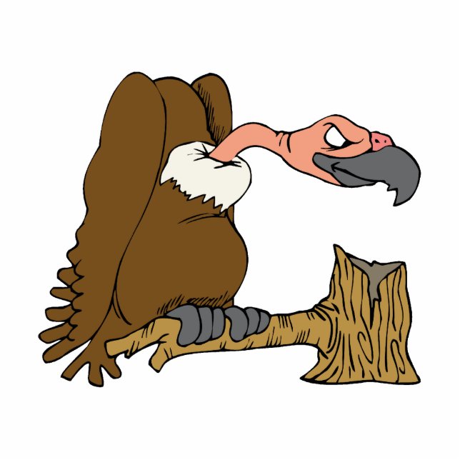 Vinnie Vulture Standing Photo Sculpture (Front)