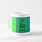 Vinny periodic table name mug (Front Left)