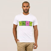 Vinny periodic table name shirt (Front Full)