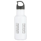 Vinny periodic table name water bottle (Back)