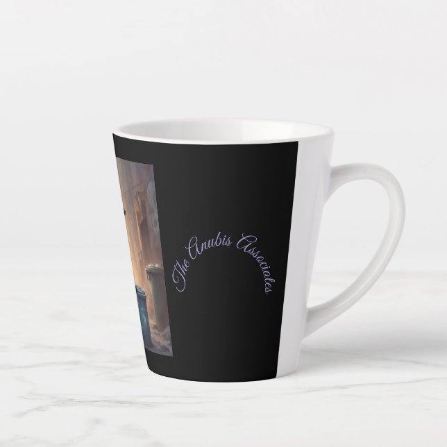 Vinny the Jackal Anubis Associates  Latte Mug (Right)