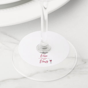 Vino Before The Vows Bridal Shower/Bachelorette Wine Glass Tag