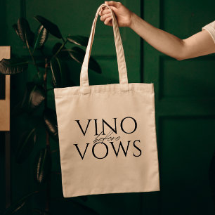 Vino before Vows Bridal Shower Tote Bag
