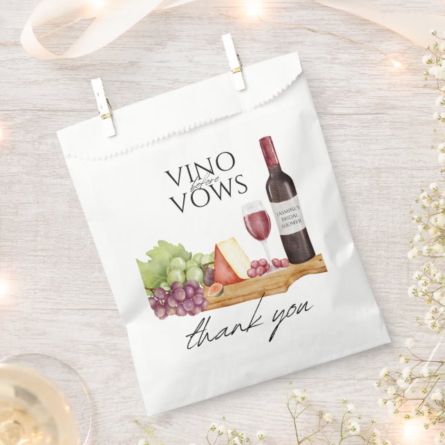 Vino before Vows Charcuterie Bridal Shower Favour Bags (Clipped)