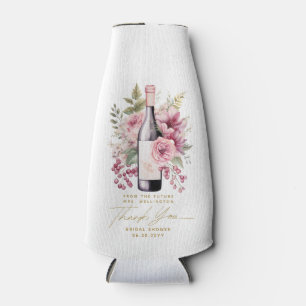 Vino before Vows Elegant Bridal Shower Koozie