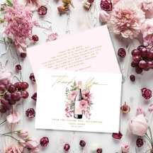 Vino before Vows Elegant Watercolor Bridal Shower