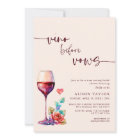 Vino Before Vows Wine Bridal Shower Burgundy