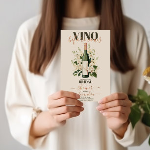 Vino Before Vows Wine Tasting Bridal Shower Invitation