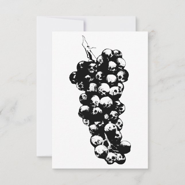 vino de la muerte invitation (Front)