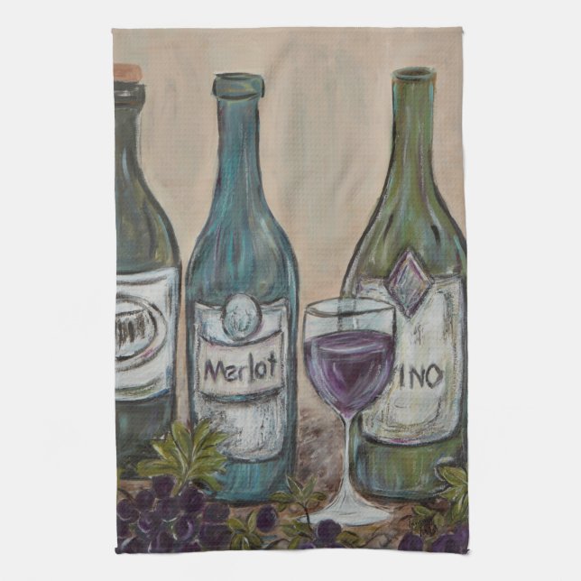 Vino II Kitchen Towels (Vertical)