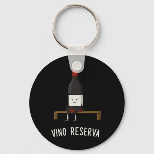 Vino Reserva Funny Soccer Benchwarmer Reserve Wine Key Ring