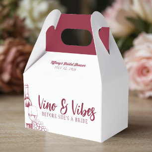 Vino & Vibes Bridal Shower Favour Box