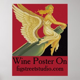 Vino- Wine Flies, add text, Vintage Posters