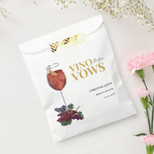 Vinow before vows WIne Tasting bridal shower Favour Bags