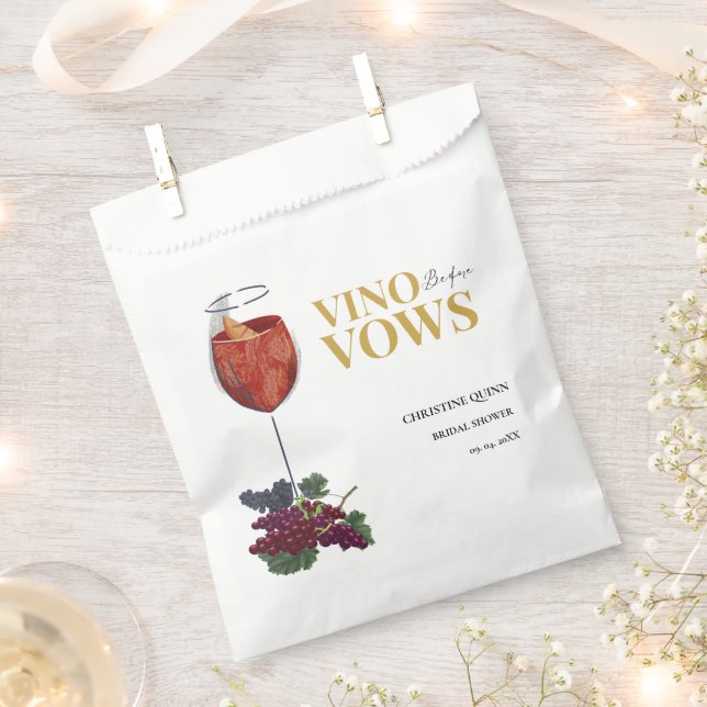 Vinow before vows WIne Tasting bridal shower Favour Bags (Clipped)