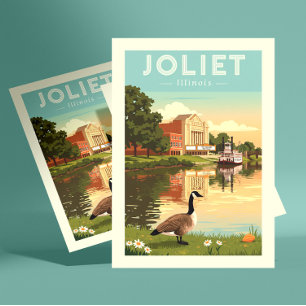 Vintaeg Joliet Illinois Postcard