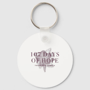 Vintage 107 Days Of Hope Thank You Kamala Harris Q Key Ring