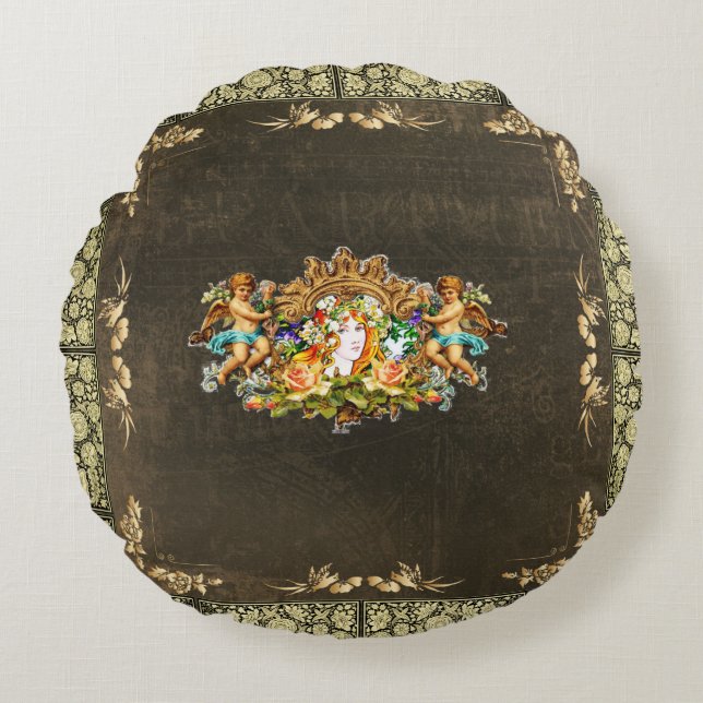 Vintage 114 round cushion (Front)