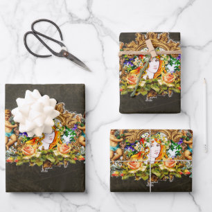 Vintage 114 wrapping paper sheet