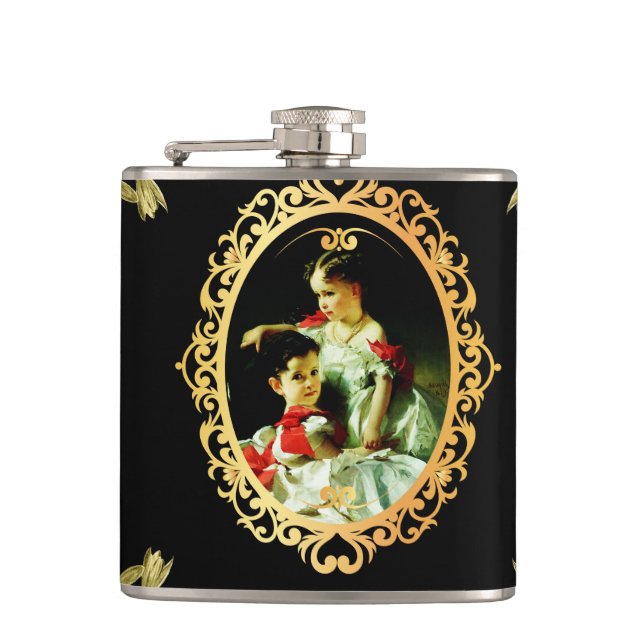 Vintage 115 hip flask (Front)