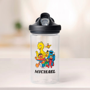 Vintage 123 Sesame Street Add Your Name Water Bottle