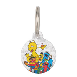 Vintage 123 Sesame Street Pet ID Tag