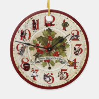 12 days of christmas ornaments vintage clearance
