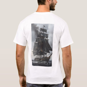 Vintage 17th Century Tall Ship Sailing T-Shirt