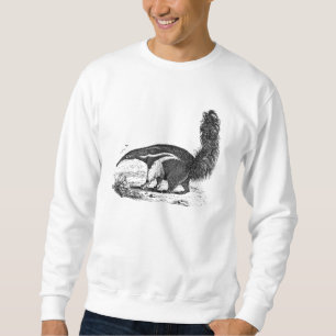 Vintage 1800s Aardvark Retro Ant Eater Template Sweatshirt