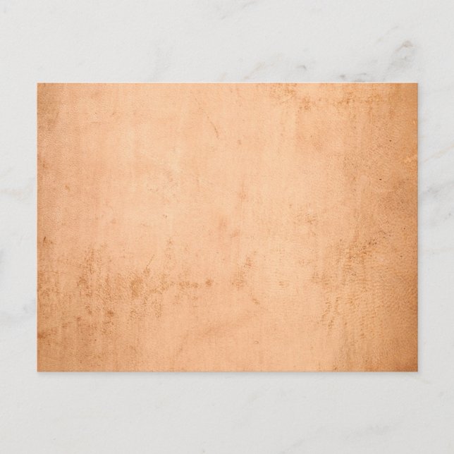 Vintage 1800s Antique Book Leather Tan Background Postcard (Front)