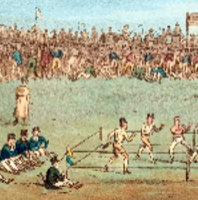 Vintage 1800s Bare Knuckle Boxing Poster