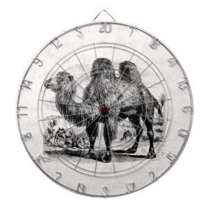 Vintage 1800s Camel -  Egyptian Camels Template Dartboard