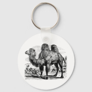 Vintage 1800s Camel -  Egyptian Camels Template Key Ring