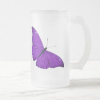 Vintage 1800s Dark Purple Butterfly Illustration