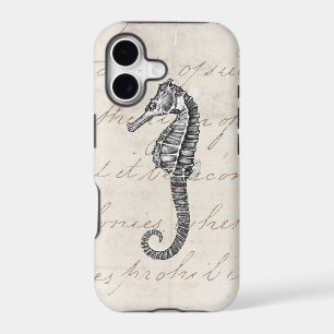 Vintage 1800s Hawaiian Sea Horse Illustration