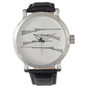 Vintage 1800s Shotgun Antique Shot Guns Old Rifles Watch