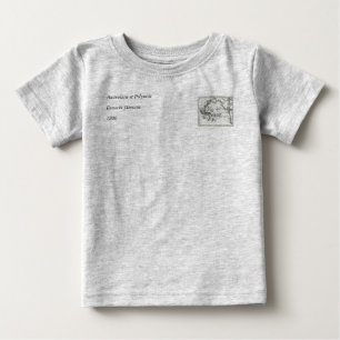 Vintage 1806 Map - Australasie et Polynesie Baby T-Shirt