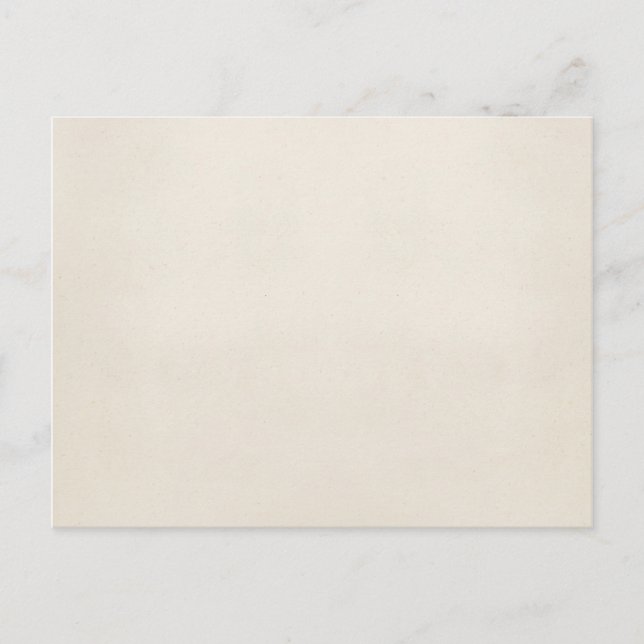 Vintage 1817 Parchment Paper Template Blank Postcard (Front)