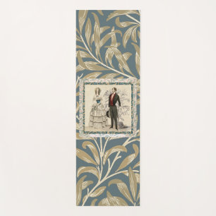 Vintage 1844 Victorian Wedding Illustration Yoga Mat