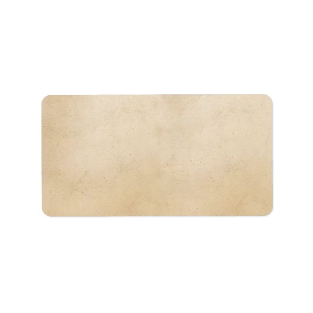 Vintage 1850 Parchment Paper Template Blank Label (Front)