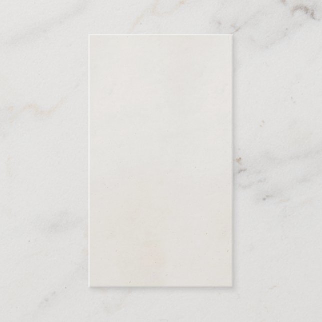 Vintage 1850s Antique Paper Template Blank Business Card (Front)