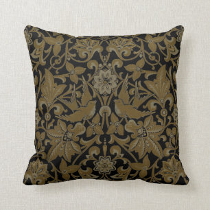 Vintage 1873 Birds And Flowers "Chandos" pattern Cushion