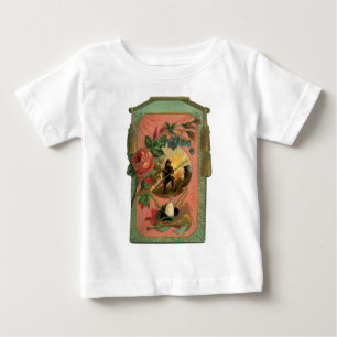 Vintage 1880's Fireman Firefighter Artwork Baby T-Shirt